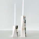 Anaya Mother of Pearl Marble Candle Holder