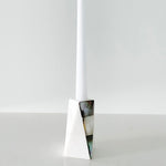 Anaya Mother of Pearl Marble Candle Holder