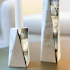 Anaya Mother of Pearl Marble Candle Holder