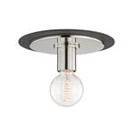 Mitzi Milo Polished Nickel Flush Ceiling Mount - Final Sale