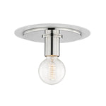 Mitzi Milo Polished Nickel Flush Ceiling Mount - Final Sale