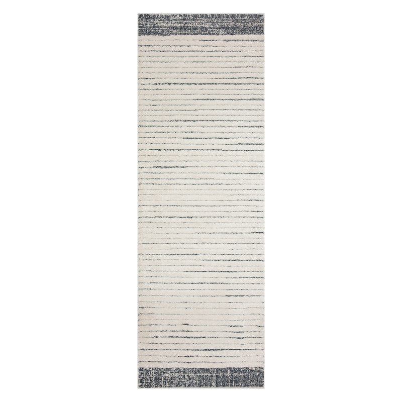 Loloi II Hagen White/Ocean Power Loomed Rug