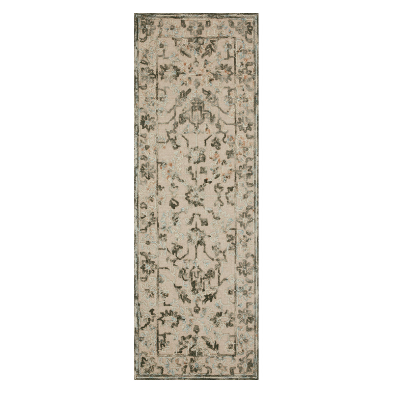 Loloi II Halle Gray/Sky Hooked Rug