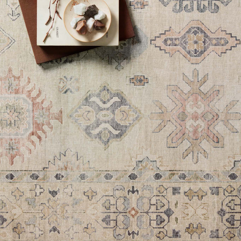 Loloi II Hathaway Beige/Multi Power Loomed Rug