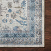 Loloi II Heidi Ivory/Ocean Power Loomed Rug