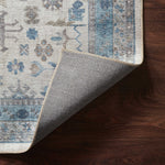 Loloi II Heidi Ivory/Ocean Power Loomed Rug