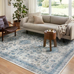 Loloi II Heidi Ivory/Ocean Power Loomed Rug