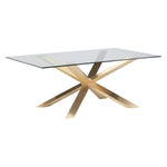 Couture Glass Top Dining Table