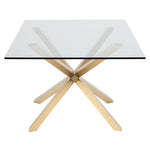 Couture Glass Top Dining Table