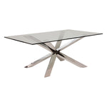 Couture Glass Top Dining Table