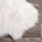 Roosevelt Small Faux Sheepskin Shag Rug