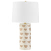 Megan Molten x Mitzi Minnie Satin White Table Lamp