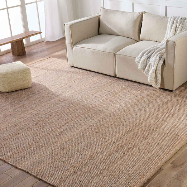 Kate Lester + Jaipur Living Harman Rosier Natural Jute Rug – Paynes Gray