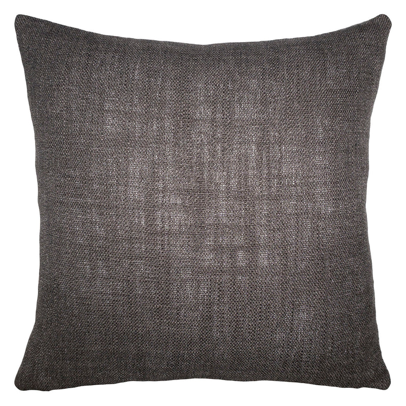 Square Feathers Hopsack Solid Throw Pillow