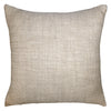 Square Feathers Hopsack Solid Throw Pillow