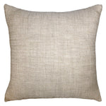 Square Feathers Hopsack Solid Throw Pillow