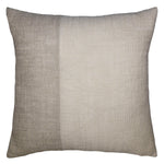 Square Feathers Hopsack Two Tone Throw Pillow