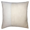 Square Feathers Hopsack Two Tone Throw Pillow