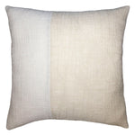 Square Feathers Hopsack Two Tone Throw Pillow