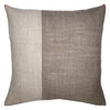 Square Feathers Hopsack Two Tone Throw Pillow