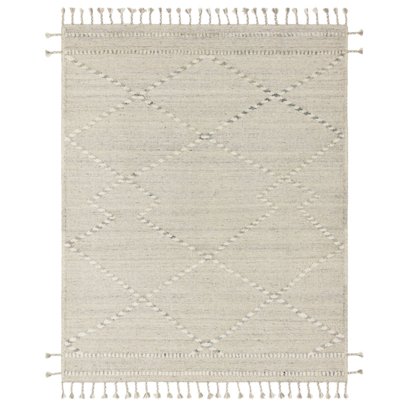 Loloi Iman Ivory/Light Gray Hand Knotted Rug