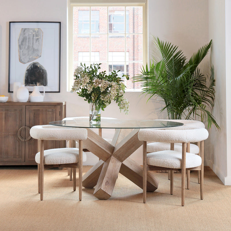 Charlie Pedestal Base Dining Table