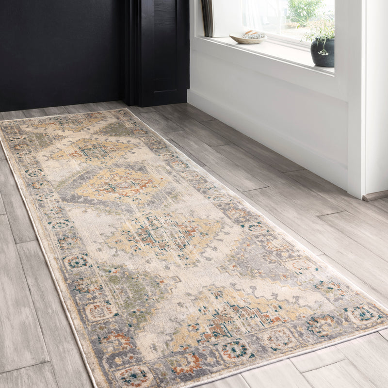 Loloi II Isadora Oatmeal/Silver Power Loomed Rug