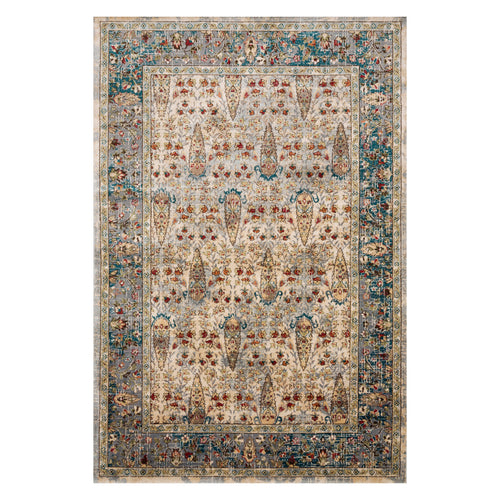 Loloi II Isadora Sand/Steel Power Loomed Rug