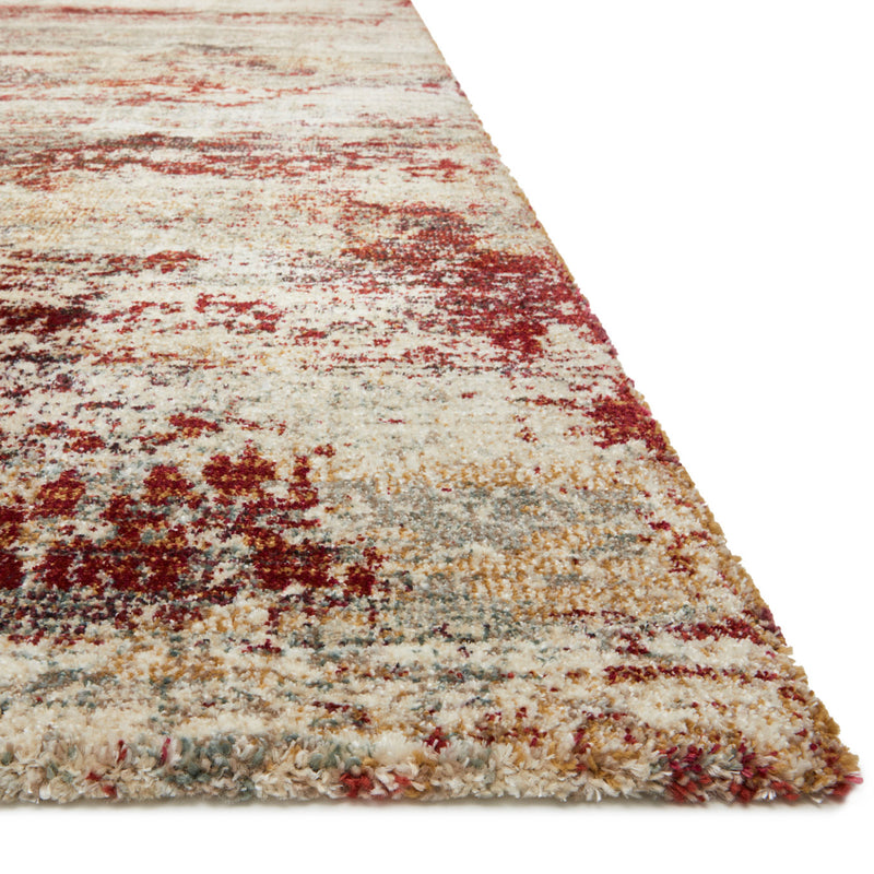 Loloi Jasmine Dove/Rust Power Loomed Rug