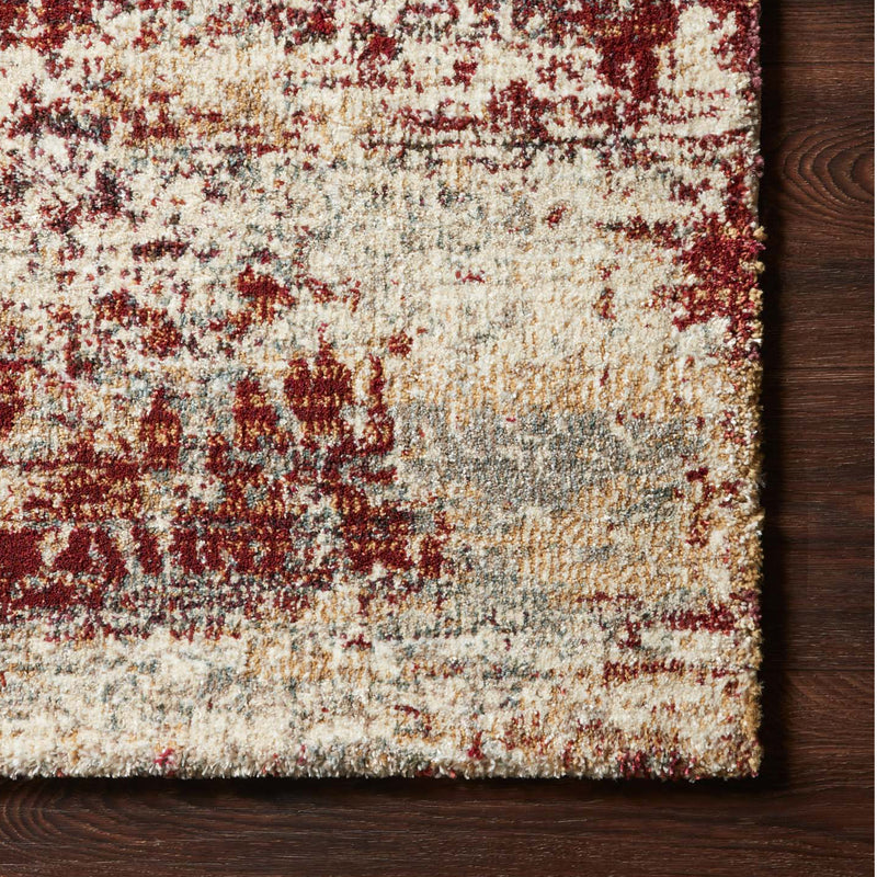 Loloi Jasmine Dove/Rust Power Loomed Rug