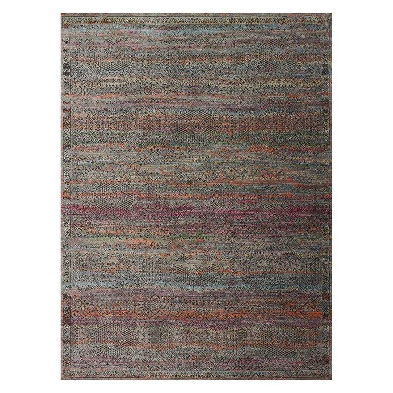 Loloi Javari Charcoal/Sunset Power Loomed Rug