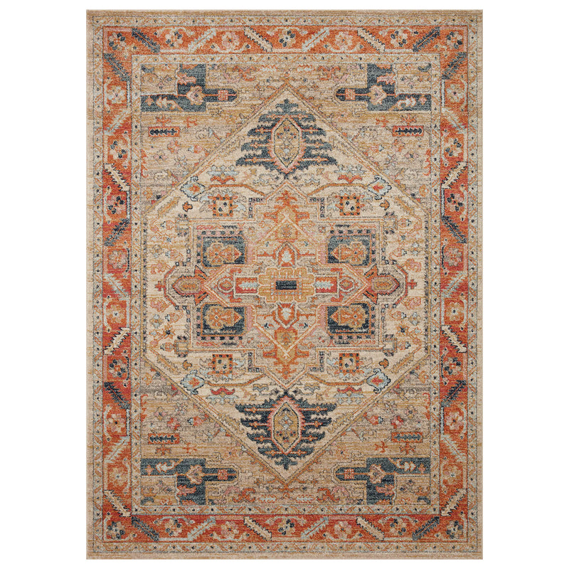 Loloi II Jocelyn Sand/Multi Power Loomed Rug