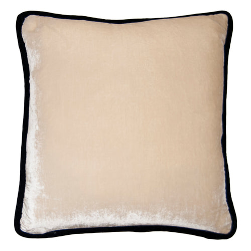 Square Feathers Jewel Tan Black Throw Pillow