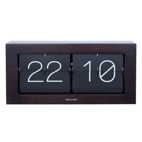 Boxed Flip Table Clock