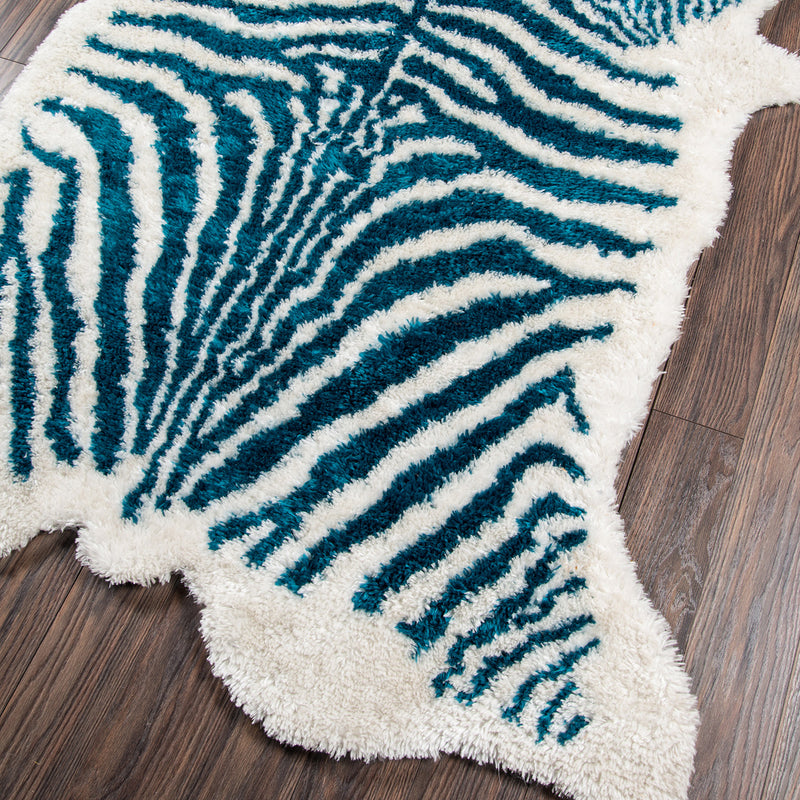 Camo Zebra Machine Made Rug