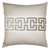 Square Feathers Keyed Throw Pillow