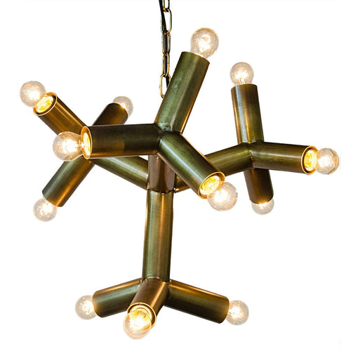 Noir Snow Flake Chandelier