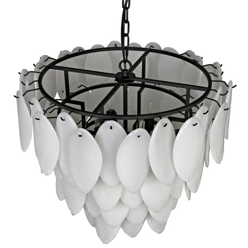 Noir Lotus Chandelier