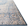 Loloi II Layla Blue/Tangerine Power Loomed Rug