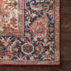 Loloi II Layla Red/Navy Power Loomed Rug