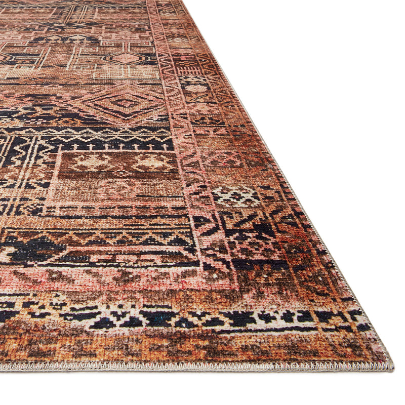 Loloi II Layla Mocha/Blush Power Loomed Rug