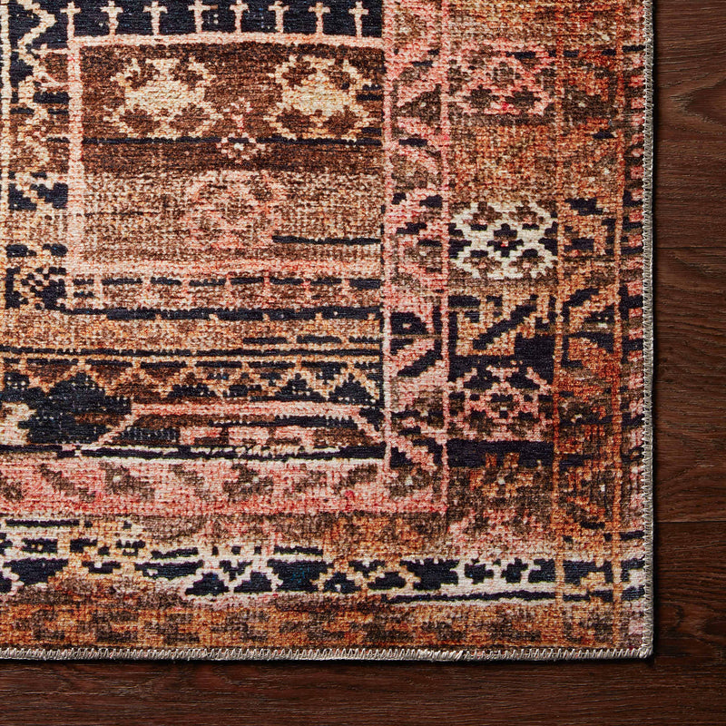 Loloi II Layla Mocha/Blush Power Loomed Rug