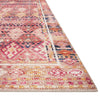 Loloi II Layla Magenta/Multi Power Loomed Rug