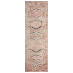 Loloi II Layla Pink/Lagoon Power Loomed Rug