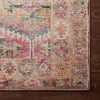 Loloi II Layla Pink/Lagoon Power Loomed Rug