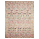 Loloi II Layla Pink/Lagoon Power Loomed Rug