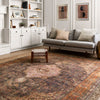 Loloi II Loren Plum/Multi Power Loomed Rug