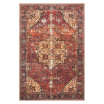 Loloi II Loren Red/Navy Power Loomed Rug