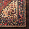 Loloi II Loren Red/Navy Power Loomed Rug