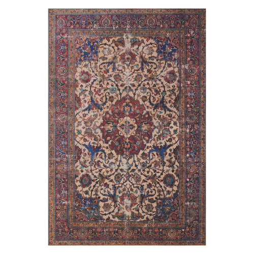 Loloi II Loren Sand/Multi Power Loomed Rug